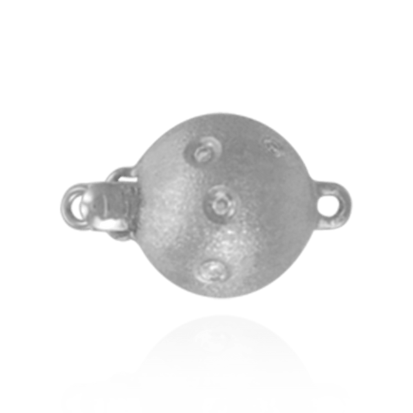 Bead Pearl Clasps with Diamonds (10 mm-12 mm)