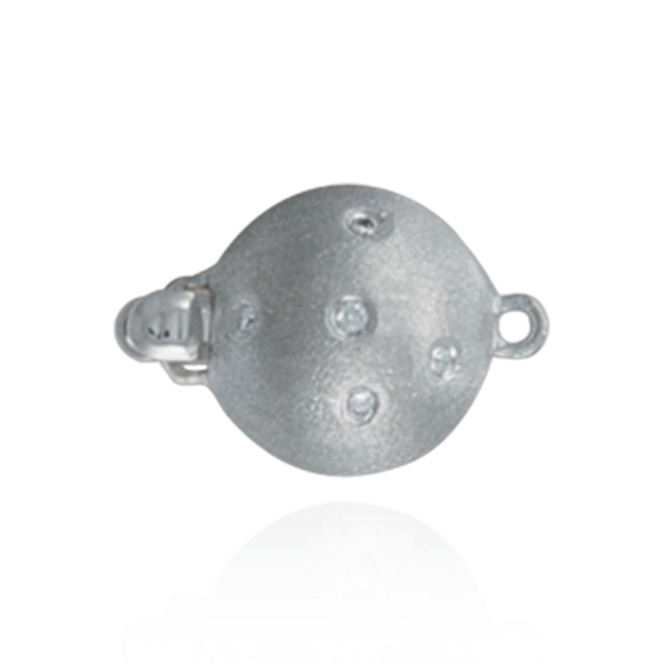 Bead Pearl Clasps with Diamonds (10 mm-12 mm)