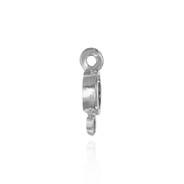 Round Bezel with Rings in Sterling Silver (2.50 mm - 4.00 mm)