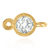 Round Bezel with Rings in 14K Gold (2.50 mm - 4.00 mm)