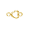 Heart Bezel Pendant in 14K Gold (3.00 mm - 5.00 x 4.50 mm)