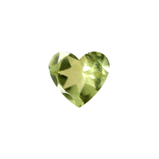 Heart Peridot - August Birthstones