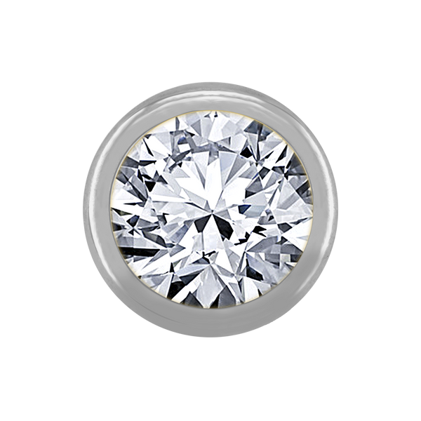 Round Low Bezels in Sterling Silver (1.00 mm - 6.00 mm)