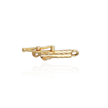 Twisted Barrel Clasps (2 mm - 4 mm)