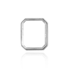 Octagon Shape Low Bezels in Sterling Silver (8.00 x 6.00 mm - 20.00 x 15.00 mm)