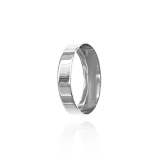 Oval Low Bezels in Sterling Silver (5.00 x 3.00 mm - 20.00 x 15.00 mm)