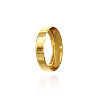 Oval Low Bezels in 14K Gold (5.00 x 3.00 mm - 20.00 x 15.00 mm)