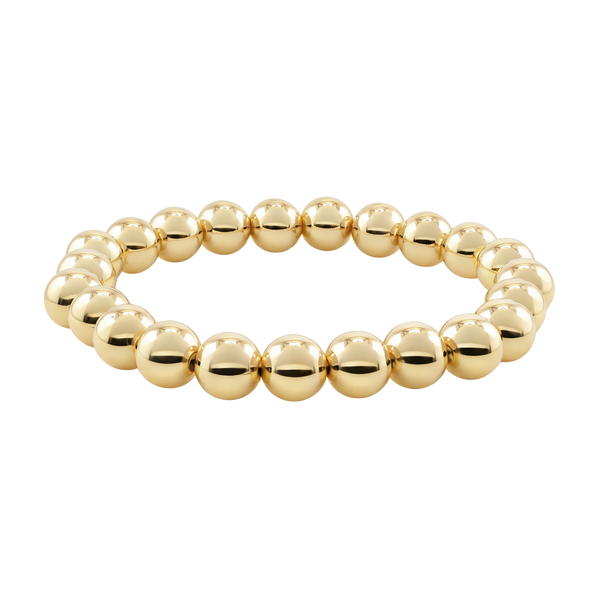 Stretchable Beaded Bracelet in 14K Gold-Filled (4.00 mm - 8.00 mm)