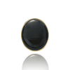Oval Low Bezels With Closed Back in 14K Gold (5.00 x 3.00 mm - 20.00 x 15.00 mm)