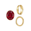 Oval Tapered Bezels in 14K Gold (3.50 x 2.00 mm - 13.00 x 11.00 mm)