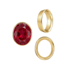 Oval Tapered Bezels in 14K Gold (3.50 x 2.00 mm - 13.00 x 11.00 mm)