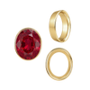 Oval Tapered Bezels in 14K Gold (3.50 x 2.00 mm - 13.00 x 11.00 mm)