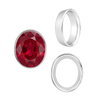 Oval Tapered Bezels in 14K Gold (3.50 x 2.00 mm - 13.00 x 11.00 mm)