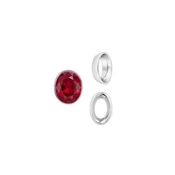 Oval Tapered Bezels in 14K Gold (3.50 x 2.00 mm - 13.00 x 11.00 mm)