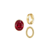 Oval Tapered Bezels in 14K Gold (3.50 x 2.00 mm - 13.00 x 11.00 mm)