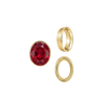 Oval Tapered Bezels in 14K Gold (3.50 x 2.00 mm - 13.00 x 11.00 mm)