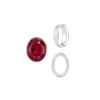 Oval Tapered Bezels in 14K Gold (3.50 x 2.00 mm - 13.00 x 11.00 mm)