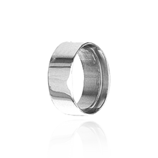 Oval High Bezels With Bearing in Sterling Silver (7.00 x 5.00 mm - 9.00 x 7.00 mm)