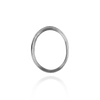 Oval High Bezels With Bearing in Sterling Silver (7.00 x 5.00 mm - 9.00 x 7.00 mm)