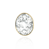 Oval High Bezels With Bearing in 14K Gold (7.00 x 5.00 mm - 9.00 x 7.00 mm)