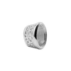 Oval Motif High Bezel in Sterling Silver (6.00 x 4.00 mm - 12.00 x 10.00 mm)