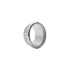 Oval Motif High Bezel in Sterling Silver (6.00 x 4.00 mm - 12.00 x 10.00 mm)