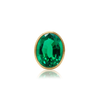 Oval Motif High Bezel in 14K Gold (6.00 x 4.00 mm - 12.00 x 10.00 mm)