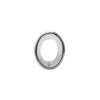 Oval Motif High Bezel in Sterling Silver (6.00 x 4.00 mm - 12.00 x 10.00 mm)
