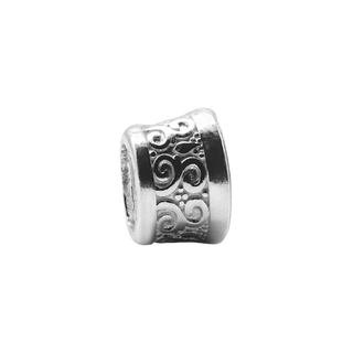Oval Motif High Bezel in Sterling Silver (6.00 x 4.00 mm - 12.00 x 10.00 mm)