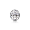 Oval High Bezel with Beaded Detail in Sterling Silver (6.00 x 4.00 mm - 12.00 x 10.00 mm)