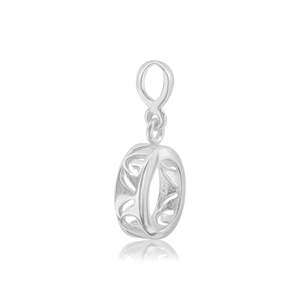 Oval Back-Set Bezel Pendant in Sterling Silver (6.00 x 4.00 mm - 9.00 x 7.00 mm)