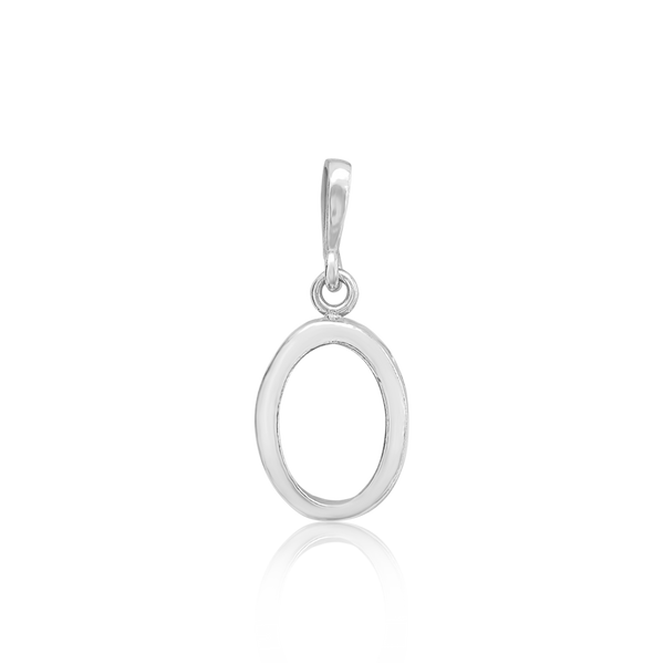 Oval Back-Set Bezel Pendant in Sterling Silver (6.00 x 4.00 mm - 9.00 x 7.00 mm)