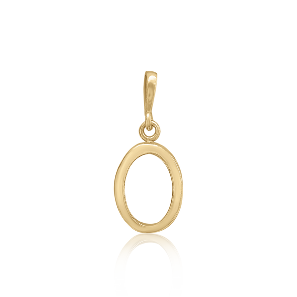 Oval Back-Set Bezel Pendant in 14K Gold (6.00 x 4.00 mm - 9.00 x 7.00 mm)