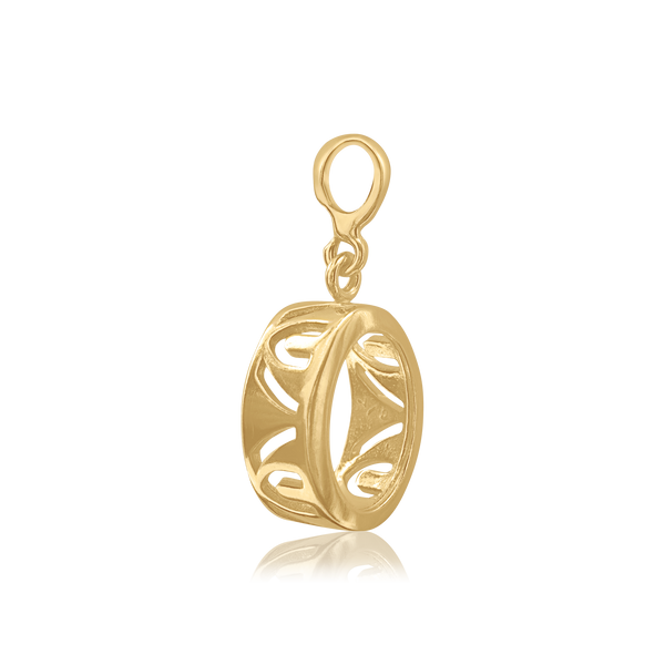 Oval Back-Set Bezel Pendant in 14K Gold (6.00 x 4.00 mm - 9.00 x 7.00 mm)