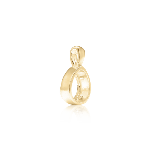 Pear Shape Bezel Pendant in 14K Gold (6.25 x 4.60 mm - 9.00 x 6.50 mm)