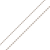 Bulk / Spooled Round Bead Chain in Platinum (1.20 mm - 1.50 mm)