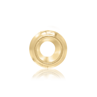 Round Donut Bezel Setting in 14K Gold (3.00 mm - 10.00 mm)