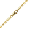 Finished Round Bead Necklace in 18K Yellow Gold (1.20 mm - 2.50 mm)