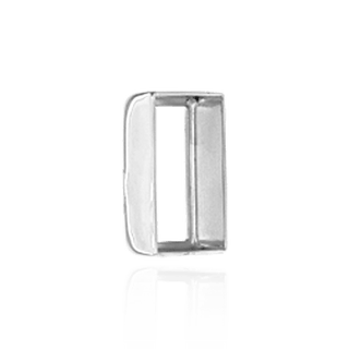 Emerald Shape Cushion Low Bezels in Sterling Silver (8.00 x 6.00 mm - 20.00 x 15.00 mm)