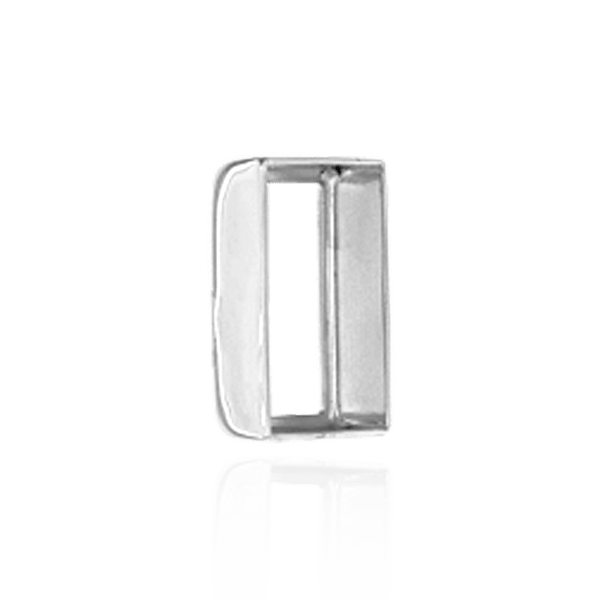 Emerald Shape Cushion Low Bezels in Sterling Silver (8.00 x 6.00 mm - 20.00 x 15.00 mm)