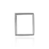 Emerald Shape Cushion Low Bezels in Sterling Silver (8.00 x 6.00 mm - 20.00 x 15.00 mm)