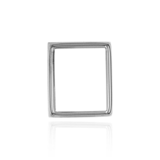 Emerald Shape Cushion Low Bezels in Sterling Silver (8.00 x 6.00 mm - 20.00 x 15.00 mm)