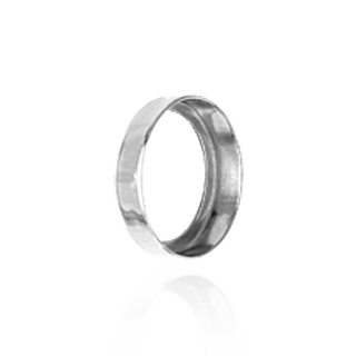 Round Low Bezels in Sterling Silver (3.00 mm - 20.00 mm)