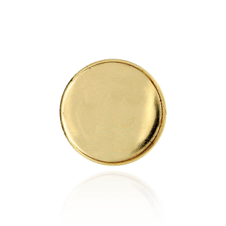 Round Low Bezels With Closed Back in 14K Gold (3.00 mm - 20.00 mm)