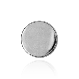 Round Low Bezels With Closed Back in Sterling Silver (3.00 mm - 20.00 mm)