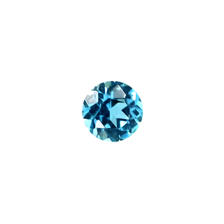 Round Blue Topaz - December Birthstones