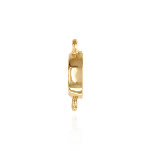Round Tapered Bezel with Rings in 14K Gold (2.50 mm - 6.50 mm)
