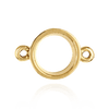 Round Tapered Bezel with Rings in 18K Gold (2.50 mm - 6.50 mm)