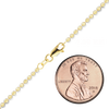 Maxco's Diamond Cut RB Chain in 14K Yellow Gold