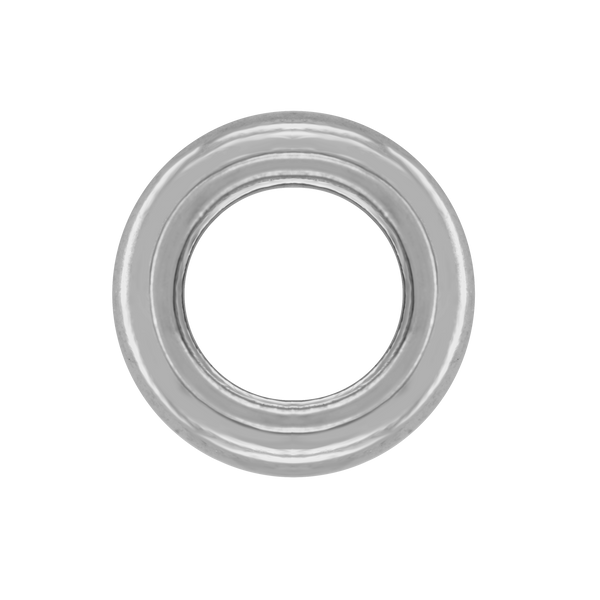 Round Wide Base Bezels in Sterling Silver (4.00 mm - 6.50 mm)